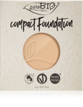 puroBIO Cosmetics Compact Foundation компактная пудра — сменный блок SPF 10