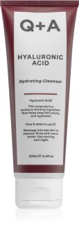 Q+A Hyaluronic Acid feuchtigkeitsspendendes Reinigungsgel mit Hyaluronsäure