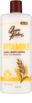 Queen Helene Vitamin E leite para mãos e corpo