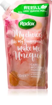 Radox Make Me Unique savon hydratant mains