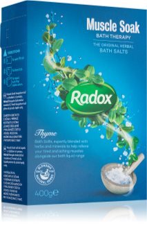 Radox Muscle Soak sol za kupku za opuštanje mišića