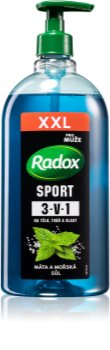 Radox Men Sport Duschgel für Herren für Gesicht, Körper und Haare