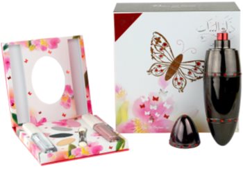 Rasasi Daala Al Banat Amani eau de parfum + sombra de ojos + delineador de ojos líquido + brillo de labios para mujer