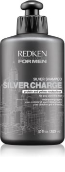 Redken For Men Silver Charge champú revitalizador para cabello con canas