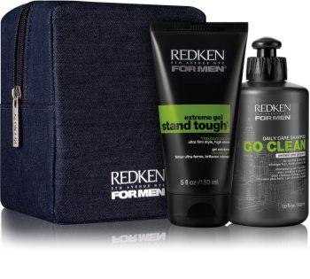 Redken For Men Go Clean kozmetični set II. (za suhe in normalne lase) za moške