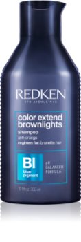 Redken Color Extend Brownlights Tönungsshampoo neutralisiert die Messinguntertöne