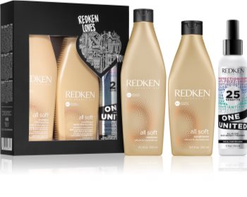 Redken All Soft Lahjasetti I. (Kuiville Hiuksille)