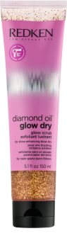 Redken Diamond Oil Glow Dry prípravný peeling pred umývaním vlasov