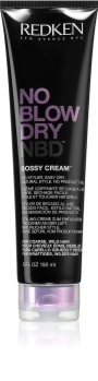 Redken No Blow Dry creme de styling para cabelo grosso e rebelde com efeito de secagem rápida