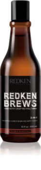 Redken Brews 3 в 1 шампоан, балсам и душ гел