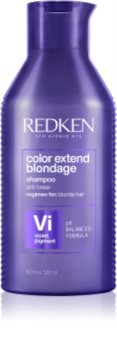 Redken Color Extend Blondage lila sampon semlegesíti a sárgás tónusokat