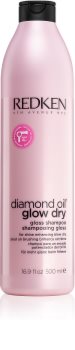 Redken Diamond Oil Glow Dry champô em gel para cabelo sem brilho