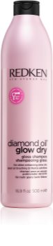 Redken Diamond Oil Glow Dry gel-champú para cabello sin brillo