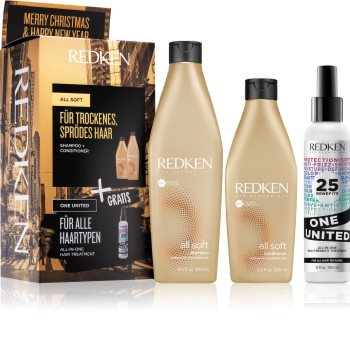 Redken All Soft Geschenkset I. (für trockenes und zerbrechliches Haar)