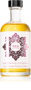 REN Moroccan Rose huile de bain apaisante arôme rose