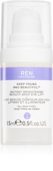 REN Keep Young And Beautiful™ gel iluminador paar contorno de ojos con efecto lifting