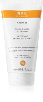 REN Radiance mousse nettoyante exfoliante pour tous types de peau
