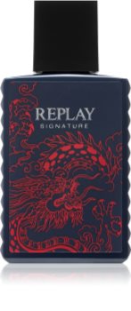 Replay Signature Red Dragon For Man Eau de Toilette para homens