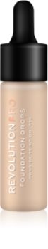 Revolution PRO Foundation Drops tekutý make-up s pipetou