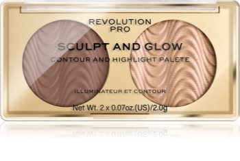 Revolution PRO Sculpt And Glow Konturier-Palette für die Wangen