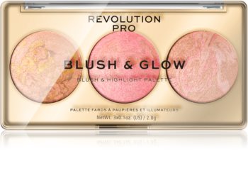 Revolution PRO Blush & Glow palette visage entier