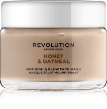 Revolution Skincare Honey & Oatmeal rozjasňující pleťová maska