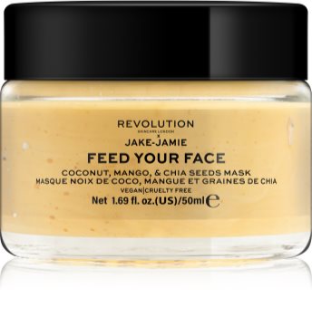 Revolution Skincare Jake-Jamie Coconut, Mango & Chia Seed maschera illuminante viso