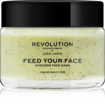 Revolution Skincare X Jake-Jamie Avocado masque visage hydratant effet exfoliant