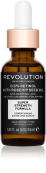 Revolution Skincare Retinol 0.5% With Rosehip Seed Oil protivráskové a hydratační sérum