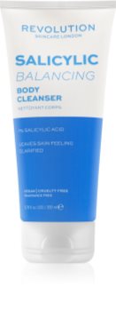 Revolution Skincare Body Salicylic (Balancing) tusfürdő gél A.H.A.-val (Alpha Hydroxy Acids)