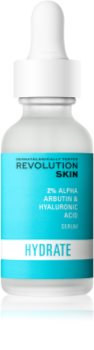 Revolution Skincare Hyaluronic Acid & 2% Alpha Arbutin auffrischendes hydratisierendes Serum