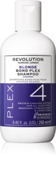 Revolution Haircare Plex Blonde No.4 Bond Shampoo shampoo nutriente intenso per capelli rovinati e secchi