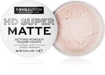 Revolution Relove HD Super Matte poudre de fixation transparente effet mat