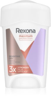 Rexona Maximum Protection Sensitive Dry antiperspirantinis kremas gausiam prakaitavimui mažinti