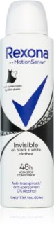 Rexona Invisible on Black + White Clothes antiperspirant u spreju