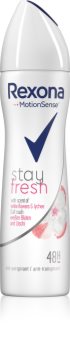Rexona Stay Fresh White Flowers & Lychee Antiperspirant Spray 48h