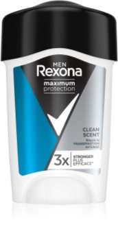 Rexona Maximum Protection Clean Scent kremowy antyperspirant przeciw nadmiernej potliwości