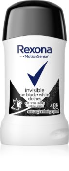 Rexona Invisible on Black + White Clothes Antiperspirantstift 48 tim