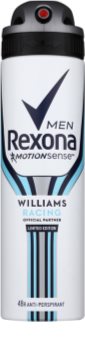 Rexona Williams Racing Limited Edition antitranspirante em spray para homens