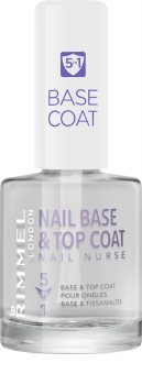 Rimmel Nail Nurse lakier bazowy i nawierzchniowy do paznokci 5 in 1