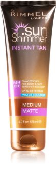 Rimmel Sun Shimmer Instant Tan mlijeko za samotamnjenje za lice i tijelo