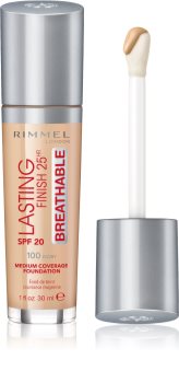 Rimmel Lasting Finish 25H Breathable fond de ten lichid SPF 20