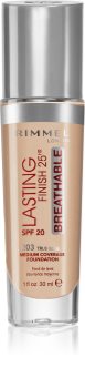 Rimmel Lasting Finish 25H Breathable fond de teint liquide SPF 20