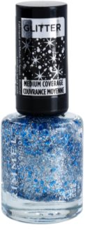 Rimmel Glitter Medium Coverage esmalte de uñas con purpurina