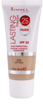 Rimmel Lasting Finish 25H Nude podkład o przedłużonej trwałości SPF 20