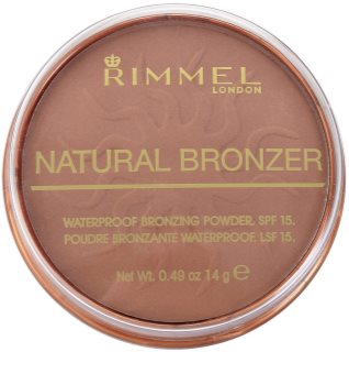 Rimmel Natural Bronzer polvos resistentes al agua efecto bronceado SPF 15
