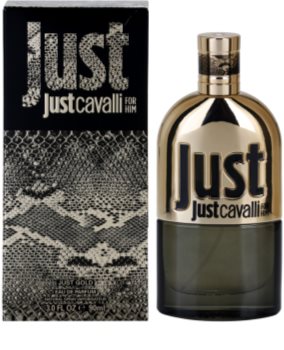 Roberto Cavalli Just Cavalli Gold Eau de Parfum para homens 90 ml