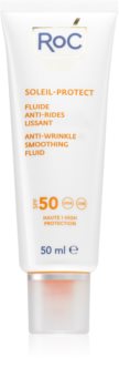RoC Soleil Protect Anti Wrinkle Smoothing Fluid leichtes, schützendes Fluid gegen Hautalterung