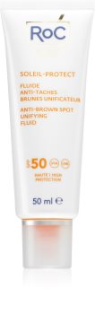 RoC Soleil Protexion+ Anti Brown Spots Unifying Fluid Lichte Beschermende Fluid tegen Donkere Vlekken SPF 50