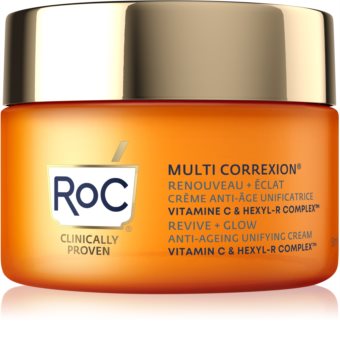 RoC Multi Correxion Revive + Glow aufhellende Anti-Falten Creme mit Vitamin C